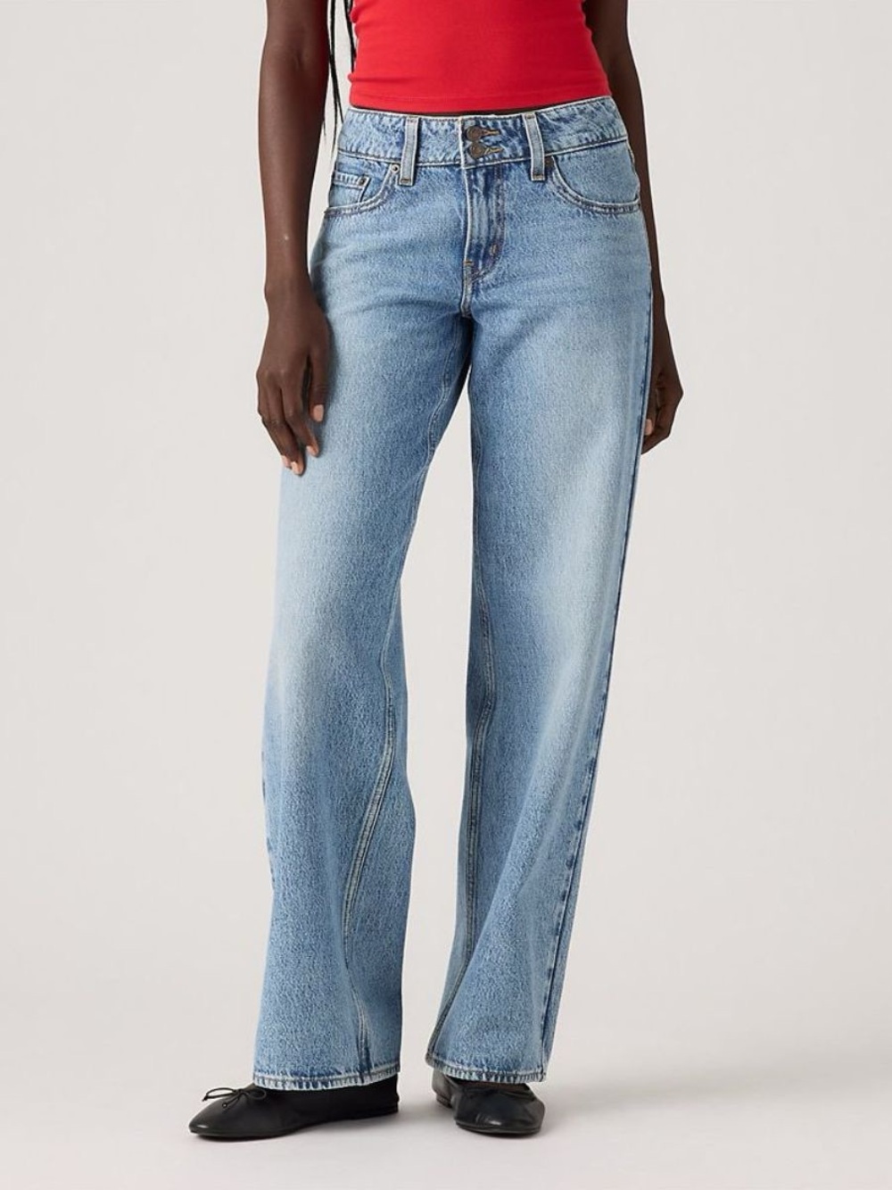 Levi’s Superlow Wide Leg Jeans Light Wash Size 29